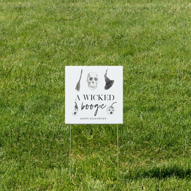A Wicked Boogie | Happy Halloween Sign (Insitu)