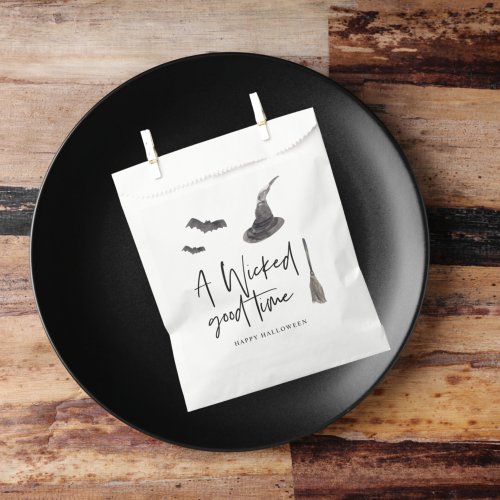 A Wicked Good Time  Happy Halloween Favor Bag