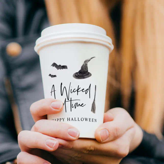 A Wicked Good Time | Happy Halloween Paper Cups
