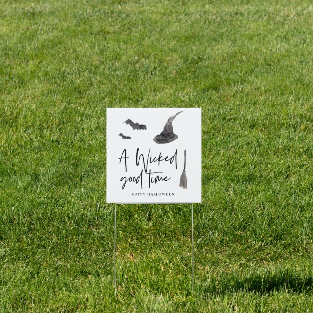 A Wicked Good Time | Happy Halloween Sign (Insitu)