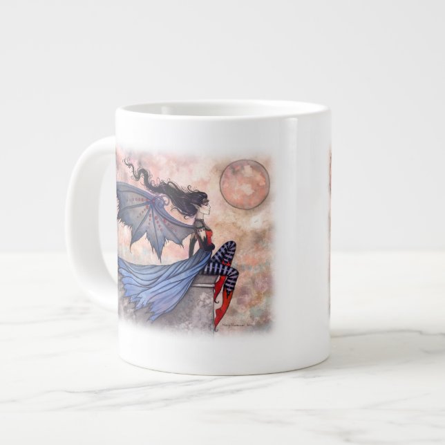 A Wicked Wind Fairy Large Coffee Mug (Front Left)