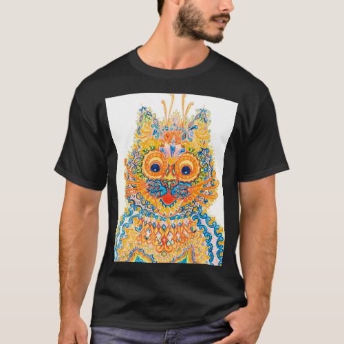 A Wide Eyed Cat Louis Wain T_Shirt