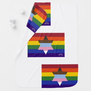 A Wider Bridge Flag Baby Blanket