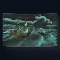 A Wild and Stormy Sea Banner