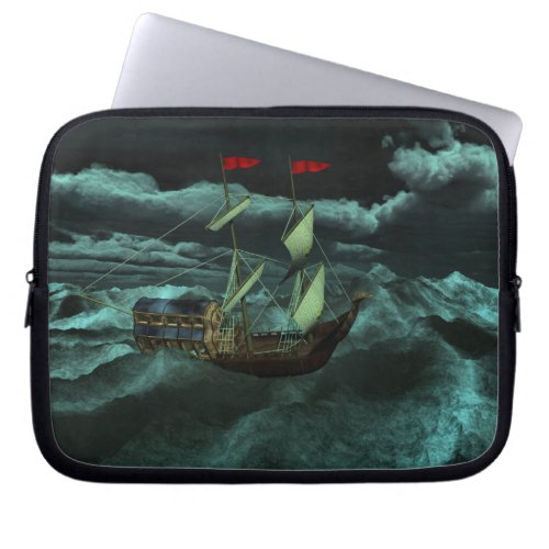 A Wild and Stormy Sea Laptop Sleeve