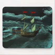 A Wild and Stormy Sea Mousepad