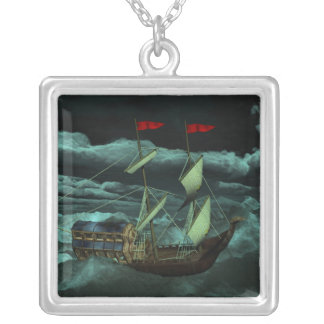 A Wild and Stormy Sea Necklace