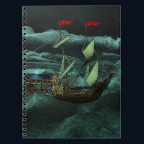 A Wild and Stormy Sea Notebook
