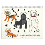 A Wild and Wonderful Year Illustrated Calendar