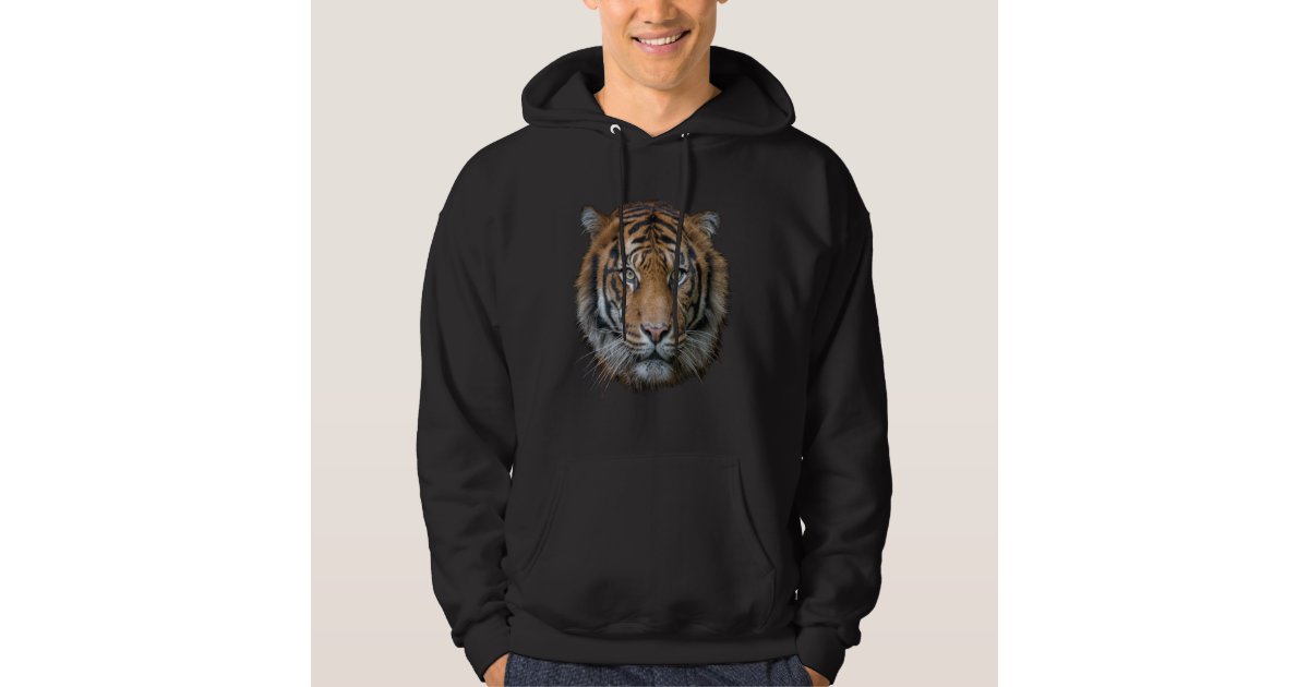 : Cool Bengal Tiger with Sunglasses Pullover Hoodie