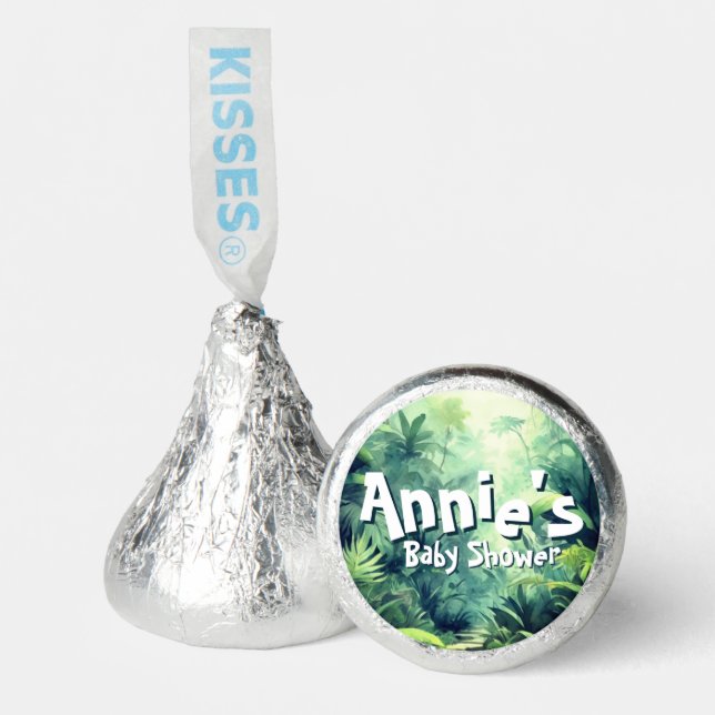 A Wild One African Safari Baby shower  Hershey®'s Kisses® (Front)