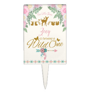 A Wild One - First Birthday Cake Topper