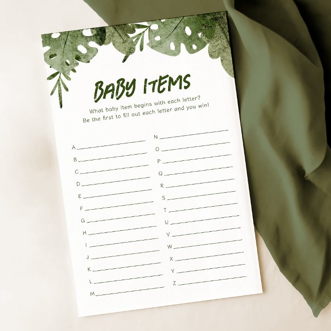 A Wild One Is On The Way Safari Baby Items Game (Creator Uploaded)