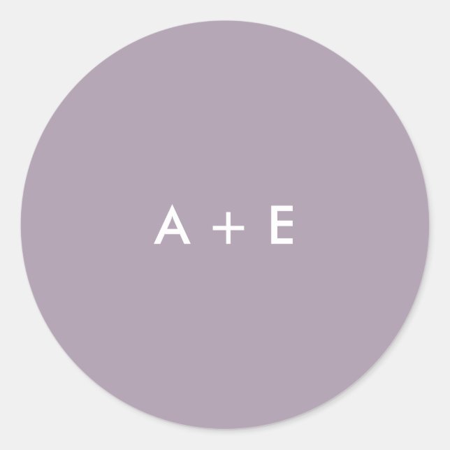 A Wildflower Wedding Classic Round Sticker (Front)