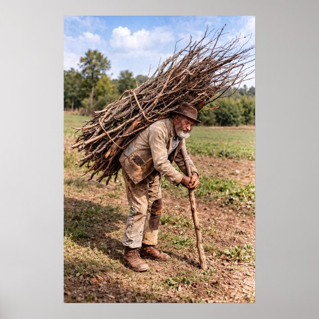A Wiltshire Thatcher 1892 Poster (Front)