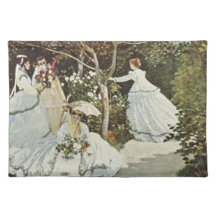 A Windmill at Zaandam Claude Monet Cloth Placemat