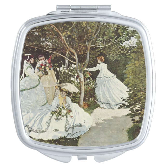 A Windmill at Zaandam Claude Monet    Compact Mirror (Front)