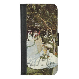 A Windmill at Zaandam Claude Monet iPhone 8/7 Wallet Case