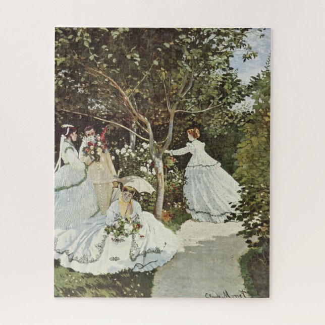 A Windmill at Zaandam Claude Monet    Jigsaw Puzzle (Vertical)