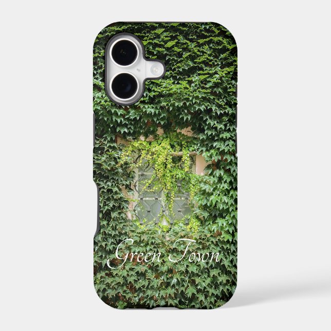 A window in green plants iphone case (Back)