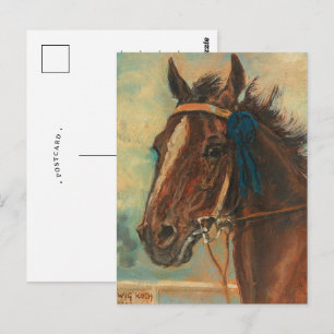 A Winning Horse Ludwig Koch Postcard