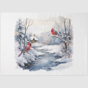 A Winter Cardinal Series Design 5 Tissue Paper