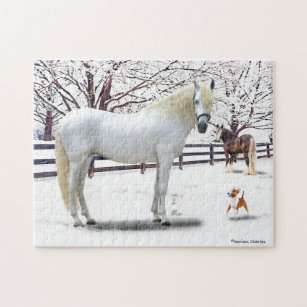 "A Winter Day" Jigsaw Puzzle