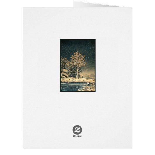 A Winter Day on Sumida River in Japan (Back)