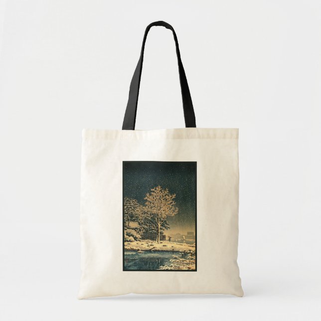A Winter Day on Sumida River in Japan Tote Bag (Front)