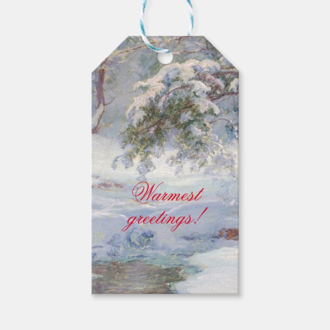 A Winter Idyll Gift Tags (Front)