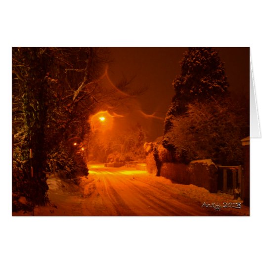 A Winter Night Cards (Front Horizontal)