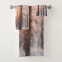 A Winter Night's Dream Bath Towel Set