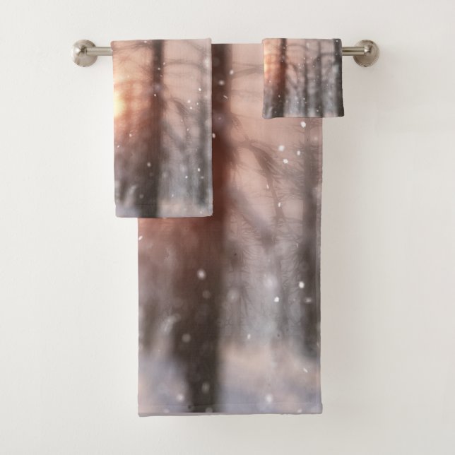A Winter Night's Dream Bath Towel Set (Insitu)