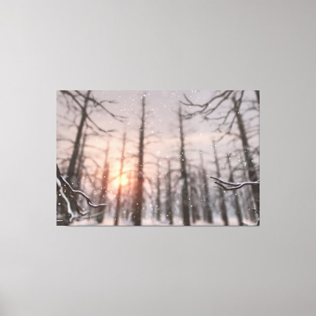 A Winter Night's Dream Canvas Print (Front)