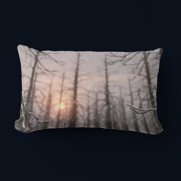 A Winter Night's Dream Pillow
