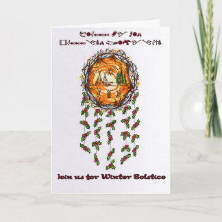 A Winter Solstice Mandella Invitation
