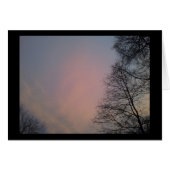 A winter sunset cards (Front Horizontal)