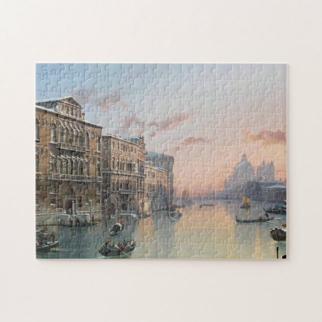 A Winter View Of The Grand Canal, Venice,  Jigsaw Puzzle (Horizontal)