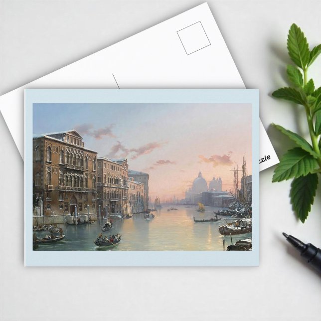 A Winter View Of The Grand Canal, Venice,  Postcard (Creator Uploaded)
