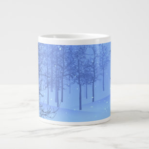 A Winter Wonderland on a Giant Coffee Mug