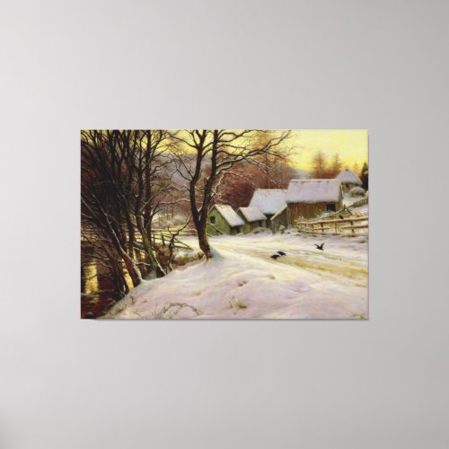 A Winters Morning Canvas Print