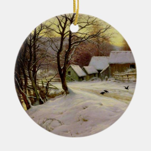 A Winters Morning Ceramic Ornament