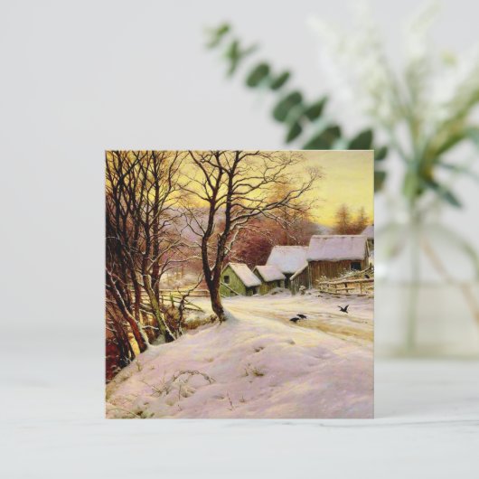 A Winter's Morning, fine art painting (Standing Front)