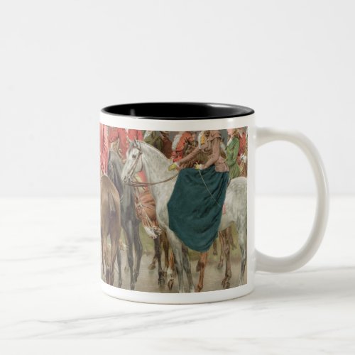 A Winters Morning from the Pears Annual 1908 Two_Tone Coffee Mug