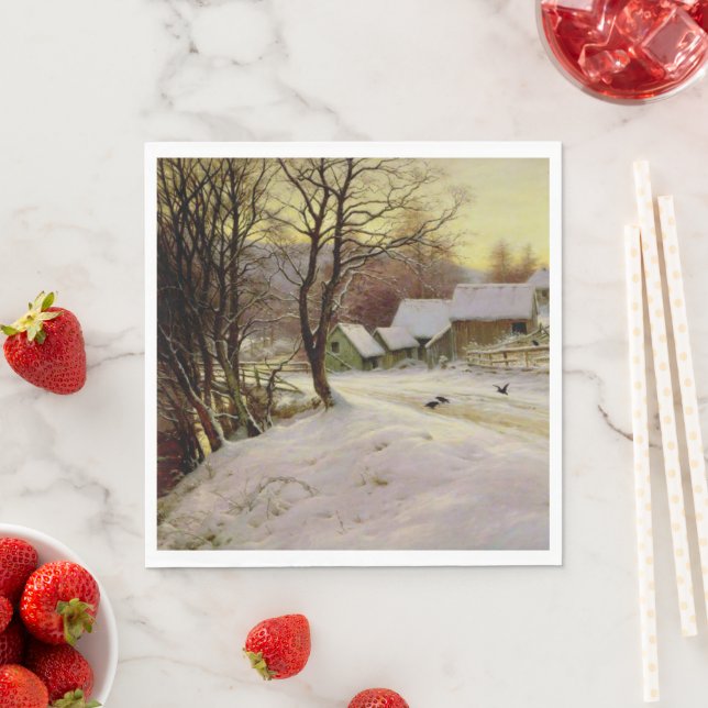 A Winter's Morning Napkins (Insitu)