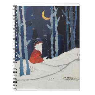 A winter's Tale - Fox in snow Notebook