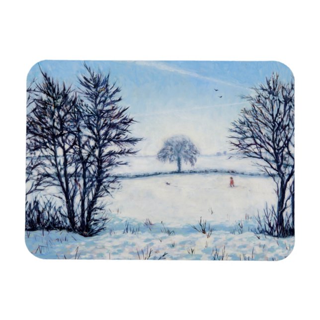 A Winters Walk Magnet (Horizontal)