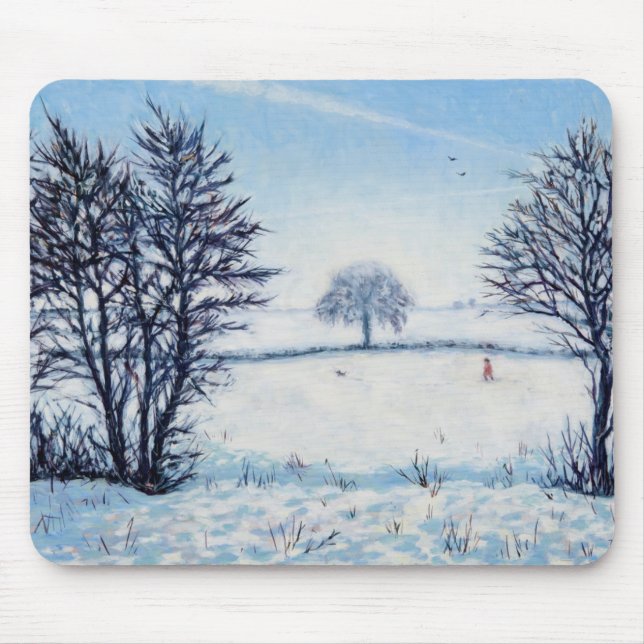 A Winters Walk Mouse Pad (Front)