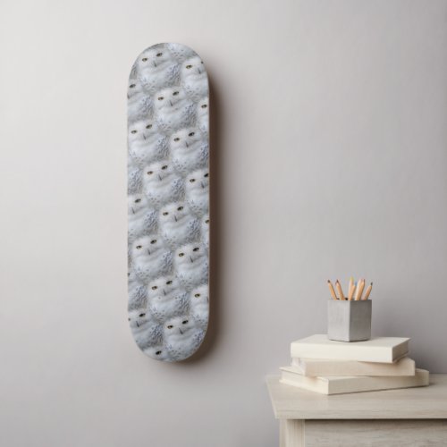 A Wisdom of Dreamy Snowy Owls Skateboard