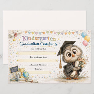A Wise Little Owl Celebrating Graduation